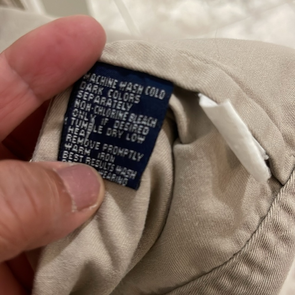 Vintage Chaps Ralph Lauren Men’s Zip Up Jacket tan size XL - Picture 11 of 14